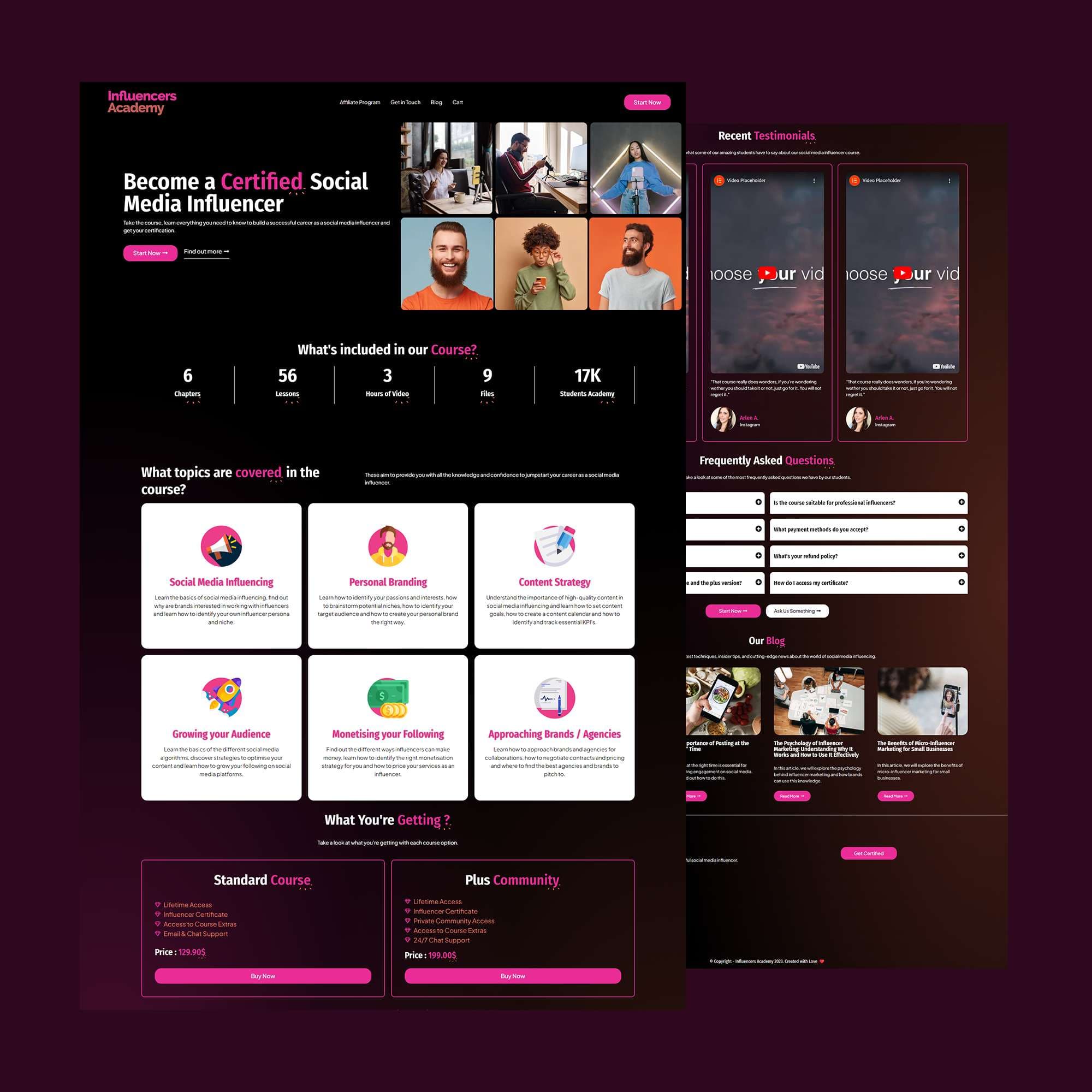 Influencers AcademyMain Image